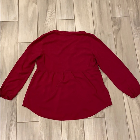 LC Lauren Conrad red top XL - Picture 4 of 6